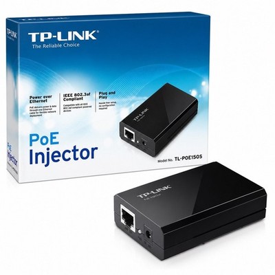 TP-Link TL-POE150S PoE Injector IEEE 802.3af Gigabit LAN Plug & Play Neu OVP