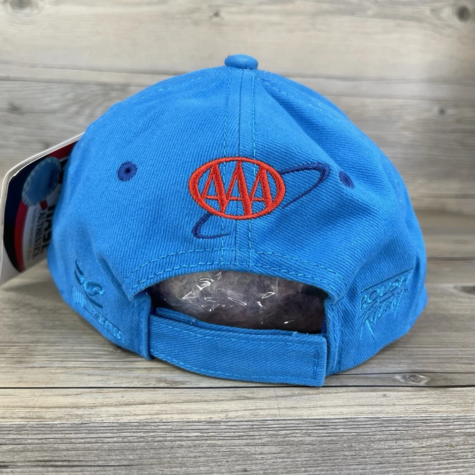 Gorra de colección NASCAR con correa trasera Chase Roush Racing 6 llamas firmadas por David Ragan Foto 4 de 4