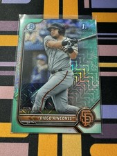 2022 Bowman Chrome MOJO REFRACTOR Diego Rincones AQUA /225