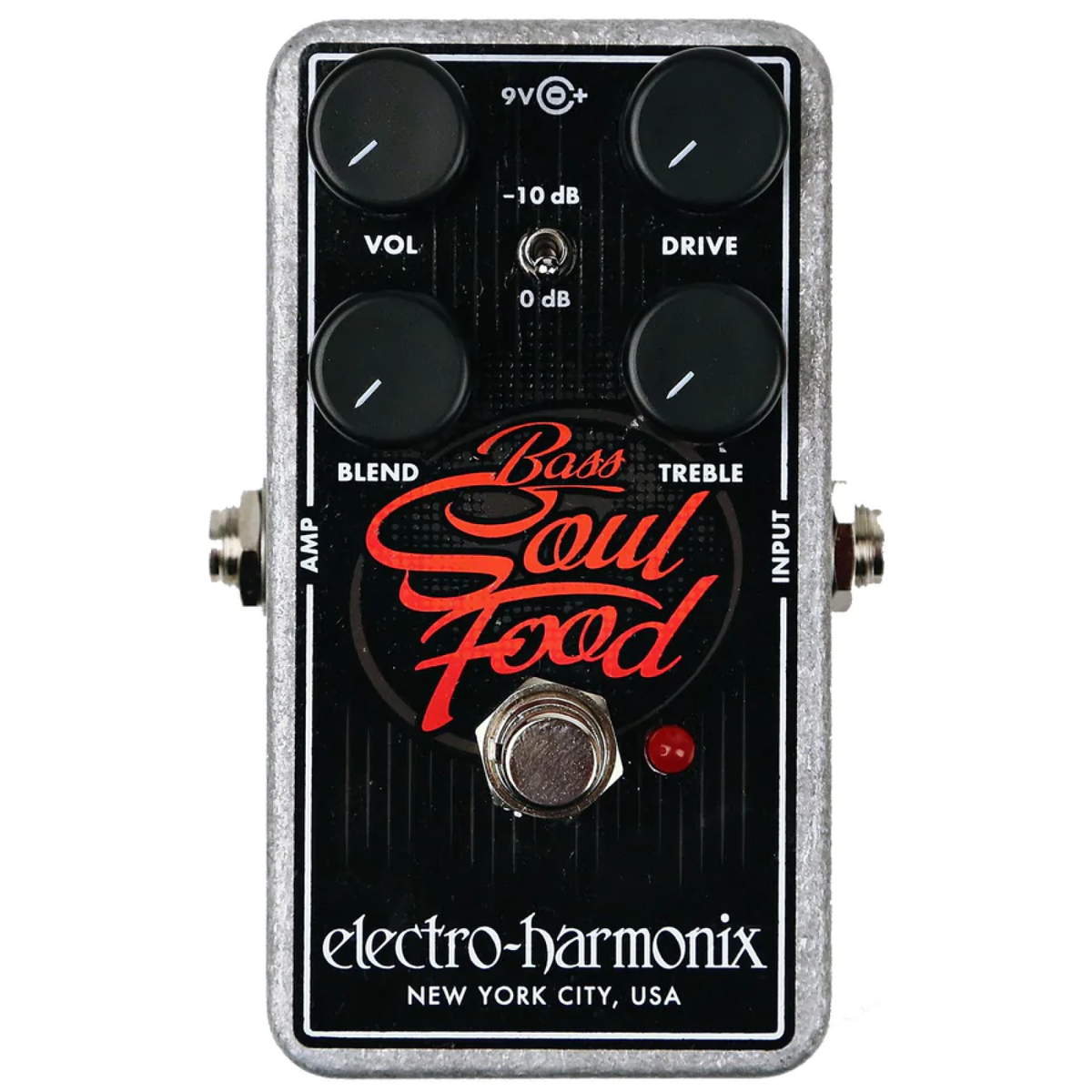 ギター Electro-Harmonix Bass Soul Food Electro-Harmonix EHX Bass Soul Food Transparent Bass Overdrive