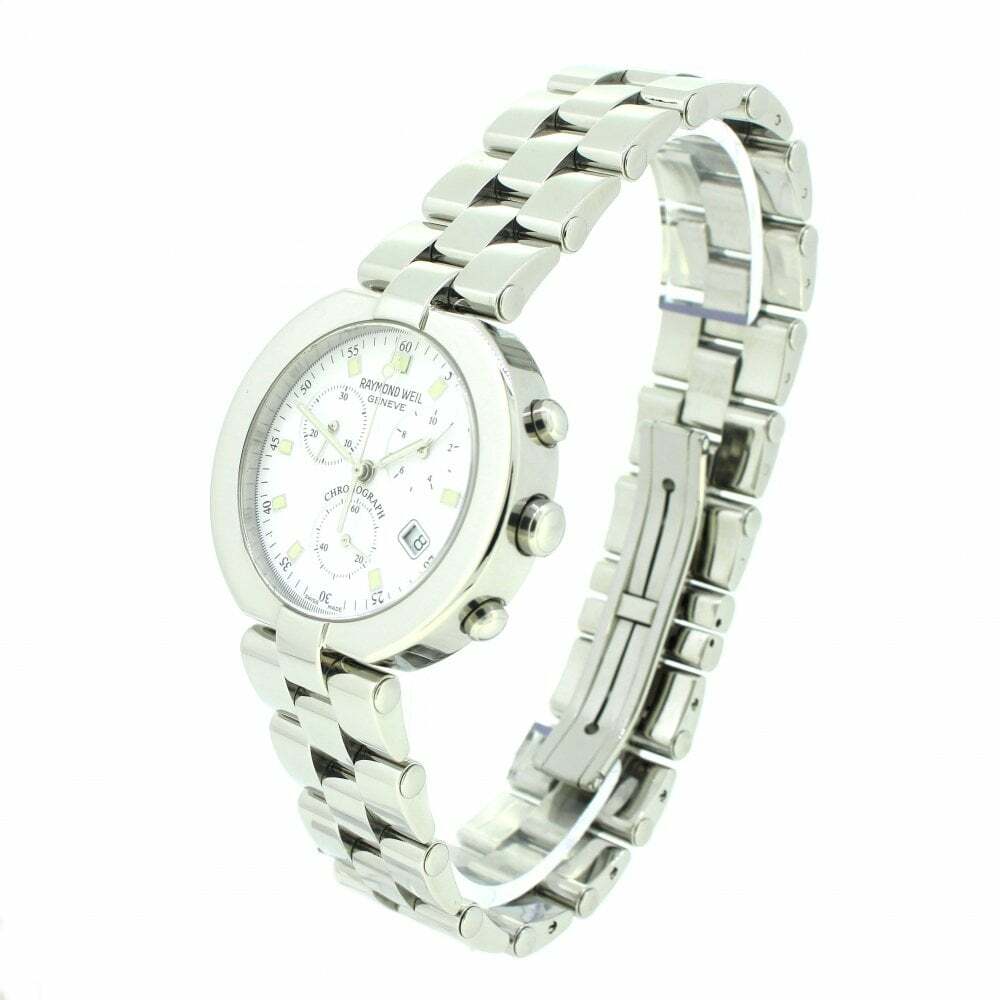 Raymond Weil Allegro 4817 : Chronographe Suisse Unisexe En Acier - Style Luxe & Cadran Blanc