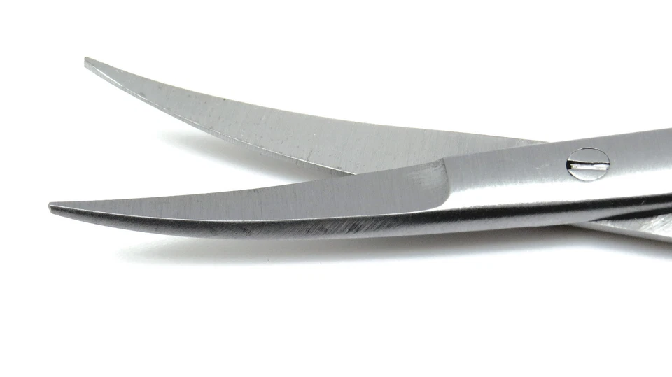 Premium Iris Scissors Curved 4.5" Dental Veterinary Surgical Pro New Instruments - Image 4 of 4