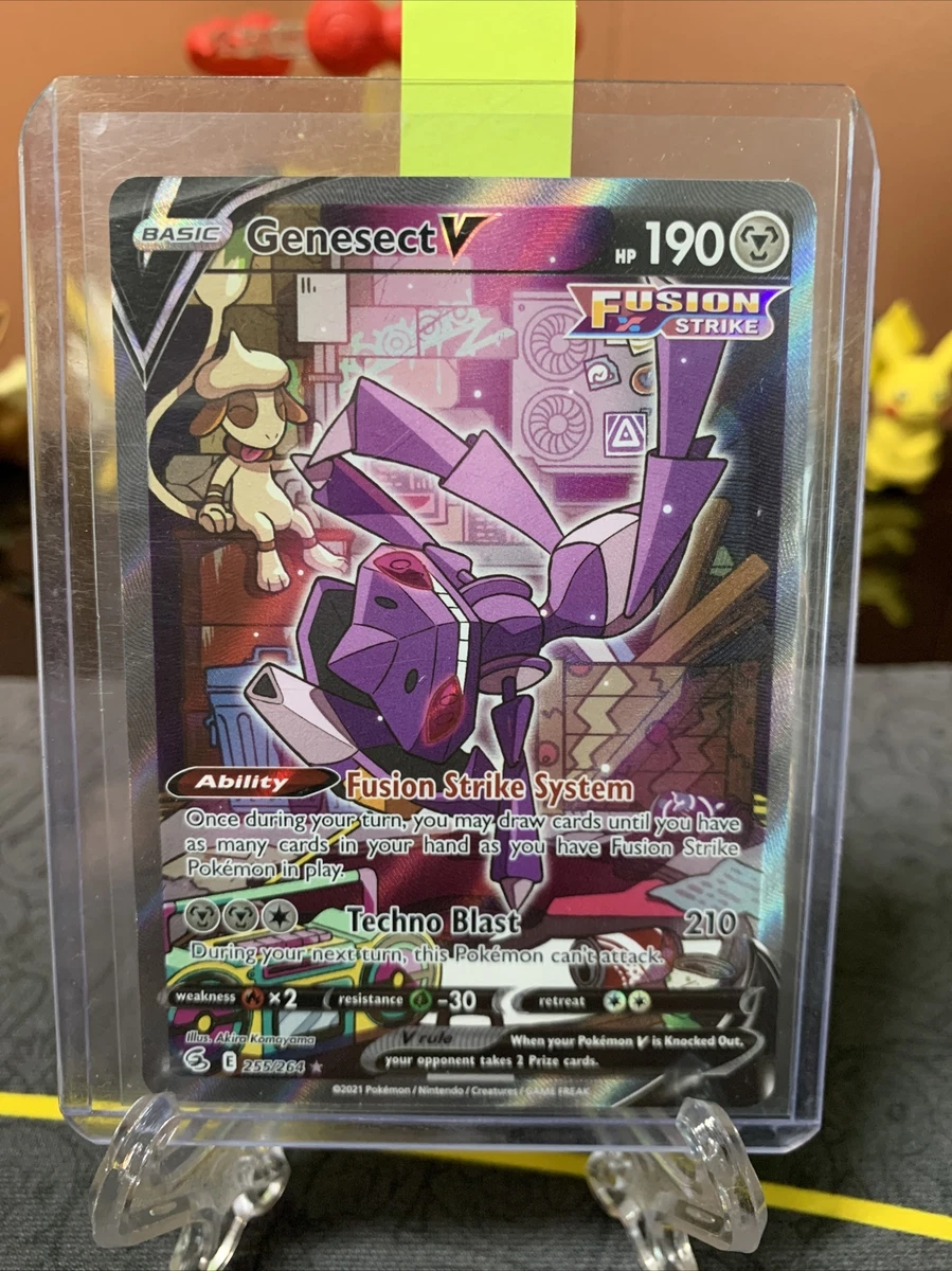 Verified Genesect V (Full Art) - Fusion Strike by Pokemon Cards