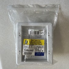 Arlington TV Box 3-Gang TVBU507 Wall Plate for LCD and Plasma TV Mount White