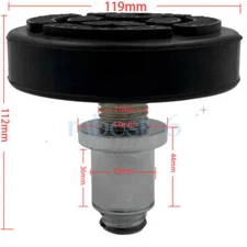 4PC Car Lift Rubber tray Heightening Feet Plus High Leg Pads Shaft diameter 35mm