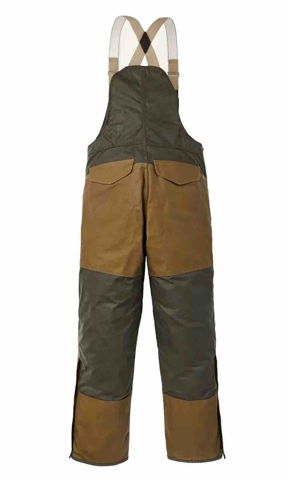 Filson Double Hunting Bibs with Leg Zippers 20019393 MADE IN USA Dark