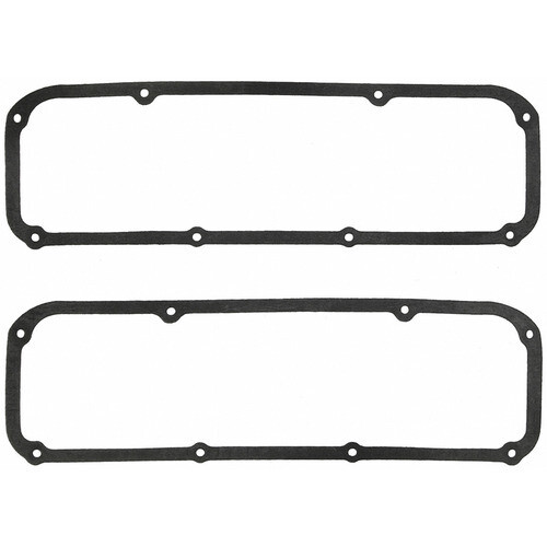 FELPRO FE1616 RUBBER VALLEY COVER GASKETS PAIR FOR FORD V8 CLEVELAND 302 351 - Picture 1 of 4