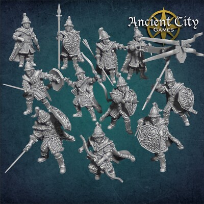Ancient City Games, verschiedene Miniaturen 3D Drucke Fantasy Wargaming Miniaturen