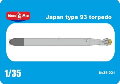 Mikromir 35021 Japan type 93 torpedo (Long Lance), 1/35