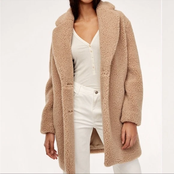 Teddy hotsell cocoon coat