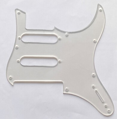 Custom For Yamaha Pacifica 112V Style Guitar Pickguard  1 Ply Clear Transparent