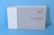 05 2005 Nissan Altima Owners Manual