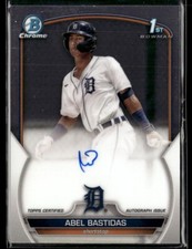 2023 Bowman Chrome Prospect Autographs Abel Bastidas Auto Detroit Tigers #CPA-AB