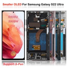 For Samsung Galaxy S22 Ultra 5G SM-S908U Small OLED Display Screen Replacement