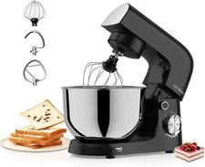 Stand Mixer, Dough Mixer, Cake Mixer, Kitchen Mixer with Bowl SS 5.5 QT, Copper