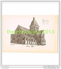 ABBEY OF LESSAY, SW, FRANCE, Book Illustration (Print), c1897