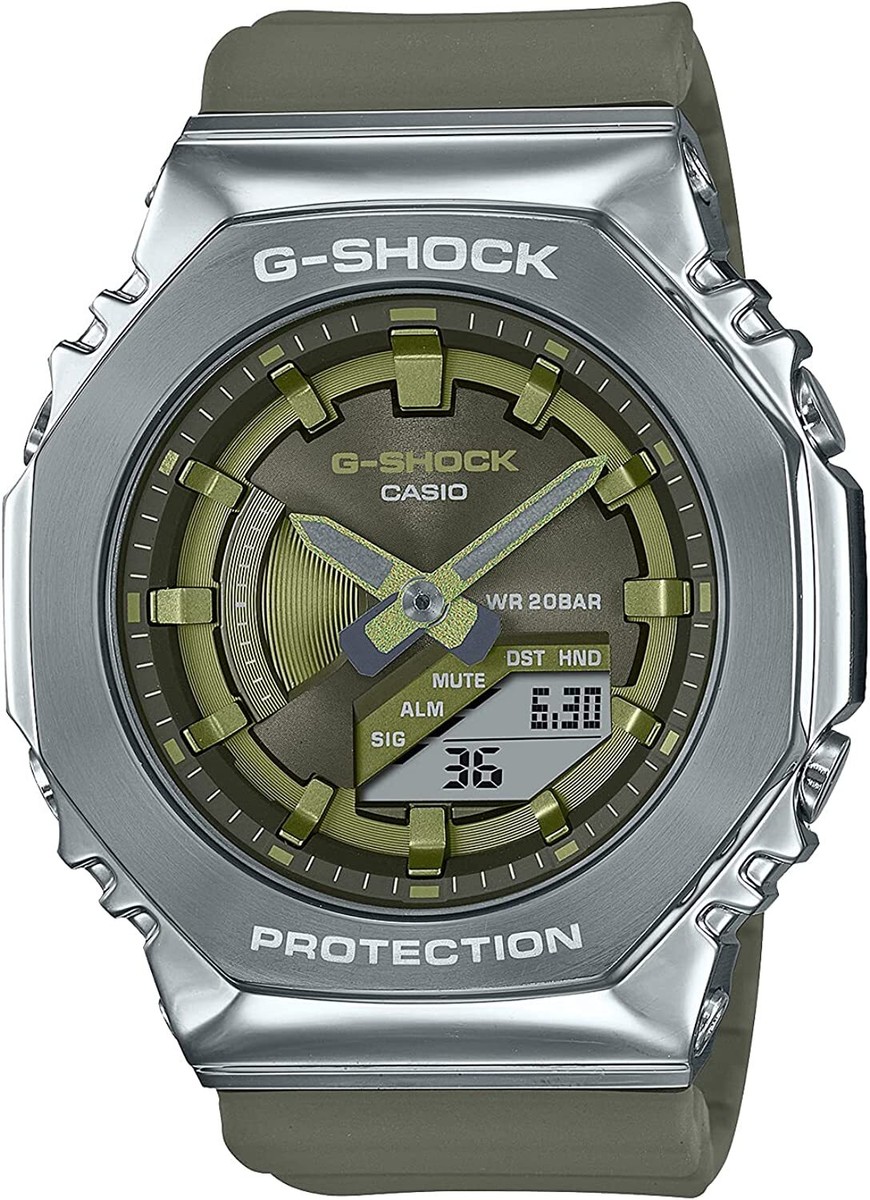 CASIO GM-S2100-3AJF G-SHOCK Metal Covered Watch Green new