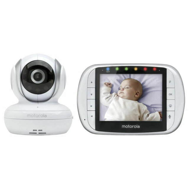 Motorola MBP33XL 3.5" Two-Way Audio Digital Video Baby Monitor - White
Opens in a new window or tab