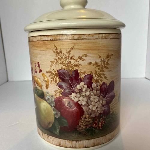 Certified International Fruit Canister Sugar Flour Coffee Pamela Gladding Large - Picture 2 of 7