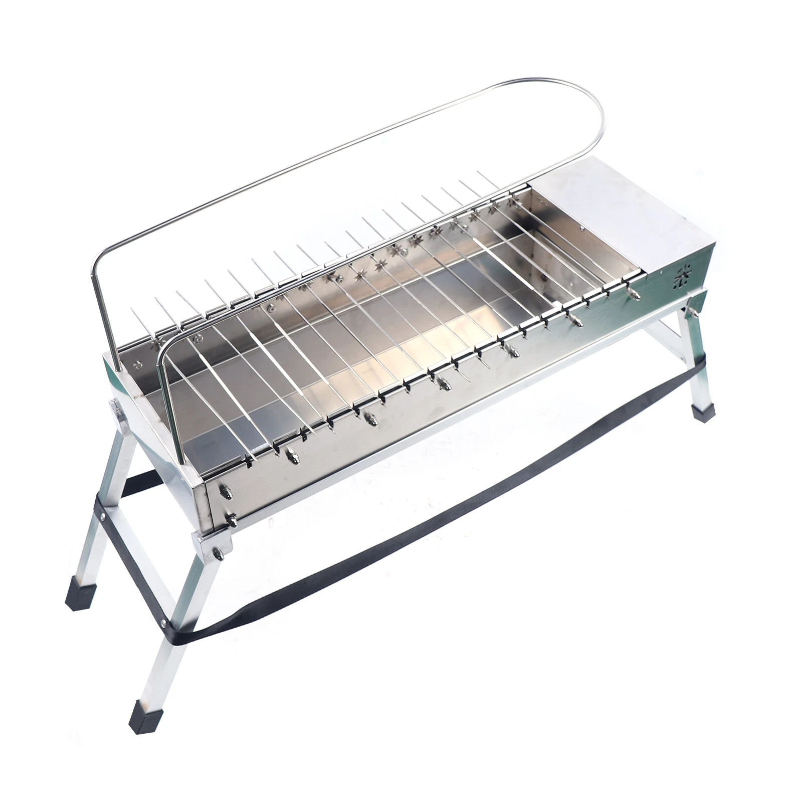 Electric Charcoal BBQ Grill Portable Folding Barbecue Grill Outdoor Camping