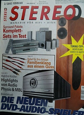 STEREO 2/02,GRADO  STATEM SONATA,DENON AVC A 11SR,KARDON HK 670,MARANTZ SA 12 ST