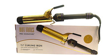 Hot Tools PRO SIGNATURE 1" 24K Gold Curling Iron  CHOOSE SIZE 