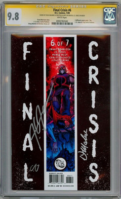 FINAL CRISIS #6 CGC 9.8 SIGNATURE SERIES SIGNED x3 MAHNKE JONES DC COMICS