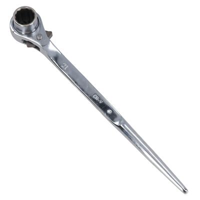 Scaffold Spanner Ratcheting Podger 2 Way Bi-Hex Ratchet 19mm And 21mm Scaffolde
