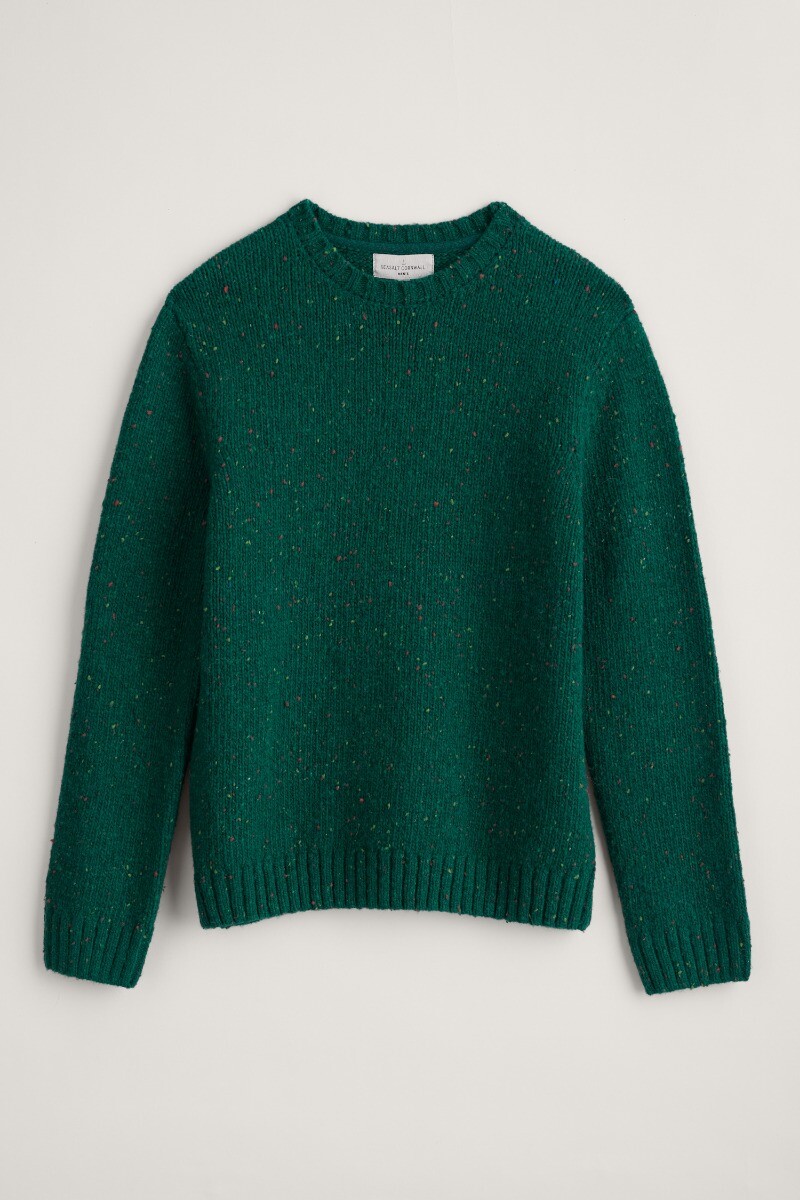 Seasalt Men's Jumper green Men's Bizen Jumper Regular Dark