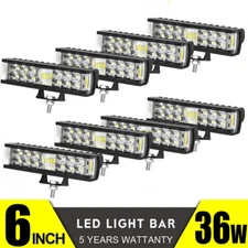 6'' inch LED Work Light Bar Flood Spot Combo Pods Offroad Driving Truck Fog Lamp