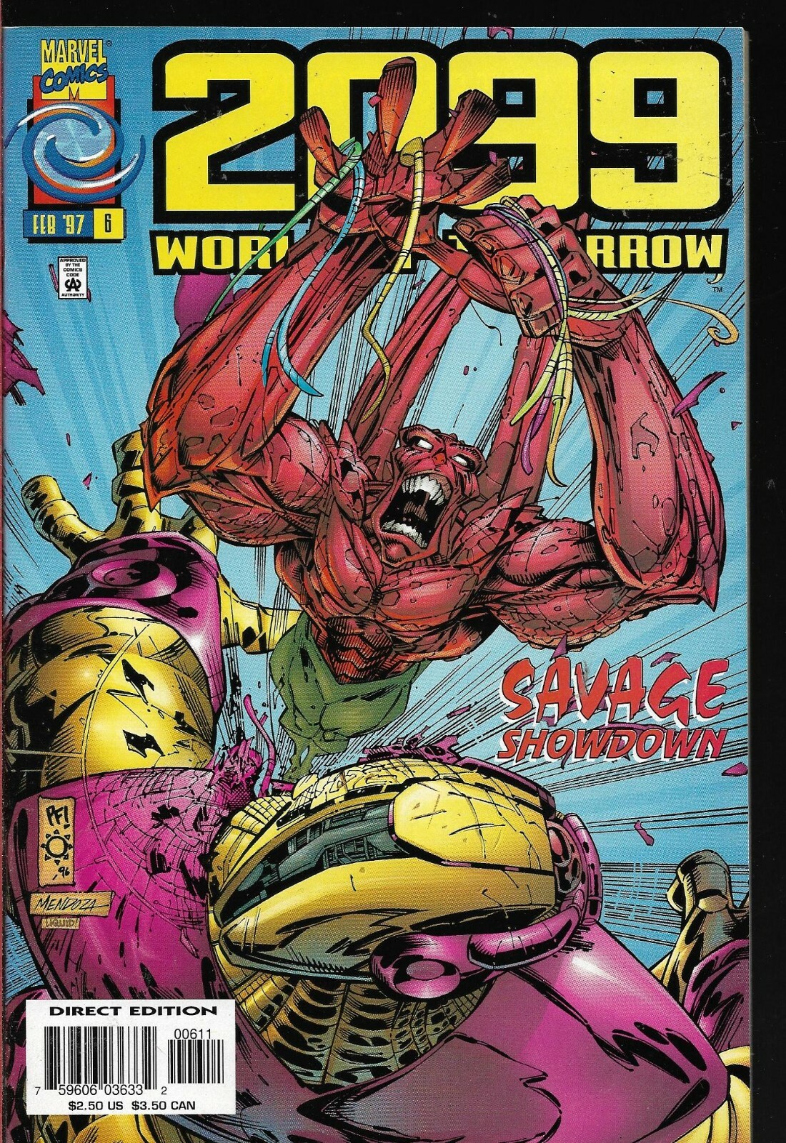 2099 WORLD OF TOMORROW (1996) #6 - Back Issue (S)