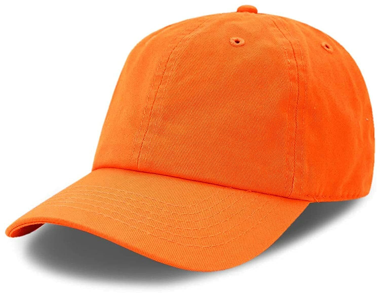 Stylish Look Cotton Baseball Cap Orange 