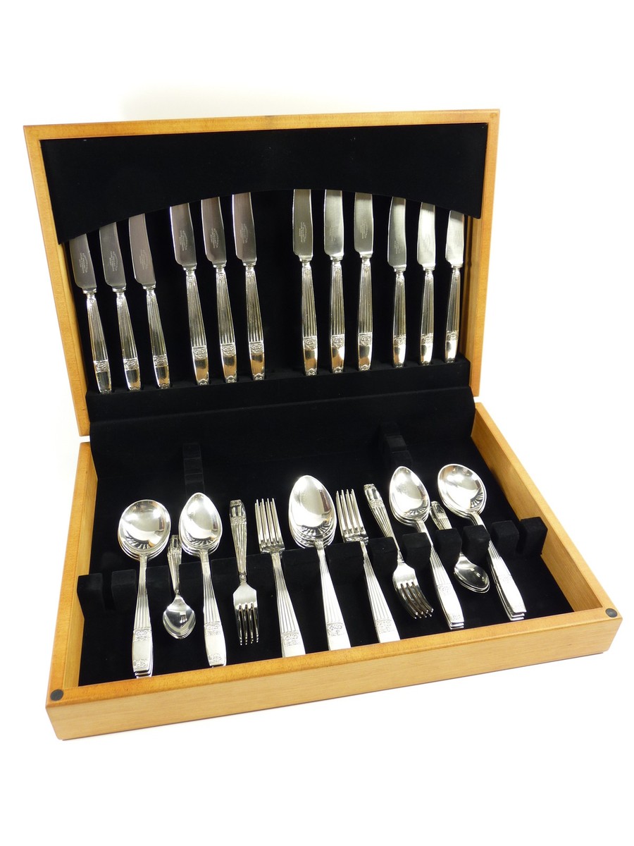 ELKINGTON Cutlery WESTMINSTER Pattern 46 Piece Canteen Set for