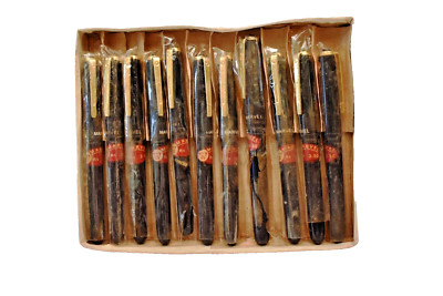 Vintage Füllfederhalter Schreiben Instrument Marvel Brand 12 PC Mit Ovp '' 9