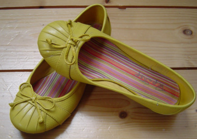 Ballerinas Gelb, Gr. 36 Pep Step, guter Zustand