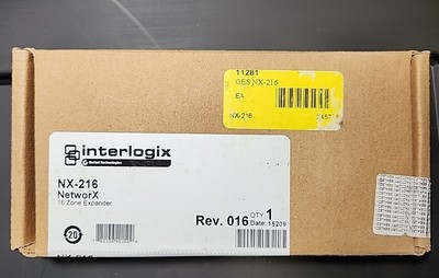 Interlogix NX-216 NetworkX 16 Zone Security Alarm Expander Module Tested