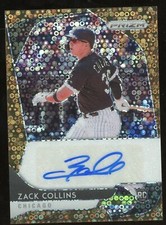 Zack Collins 2020 Panini Prizm Auto #d /25 RC Bronze Donut Circles White Sox