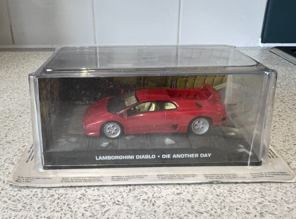 Fabbri James Bond Lamborghini Diablo Die Another Day Diecast 1/43 Scale