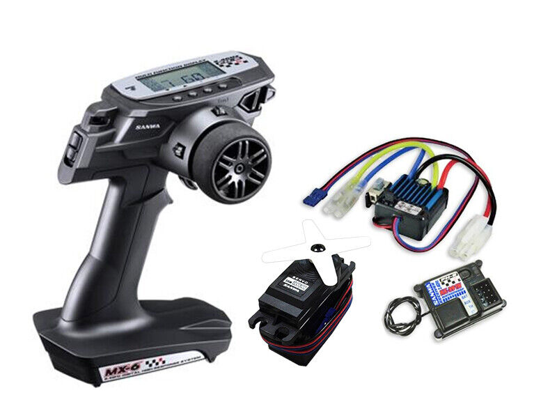 Sanwa MX-6 Radio + RX-391W Waterproof Receiver + BL-Sigma Sanwa MX-6 Radio + RX-391W Waterproof Receiver + BL-Sigma