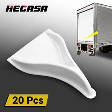 20xUniversal White Stick-on Vortex Generator Fuel Economy For Semi Truck Trailer