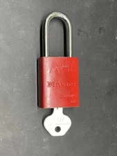 Master Lock 6835 Series Padlock(s) with 1 key each. Keyed alike.