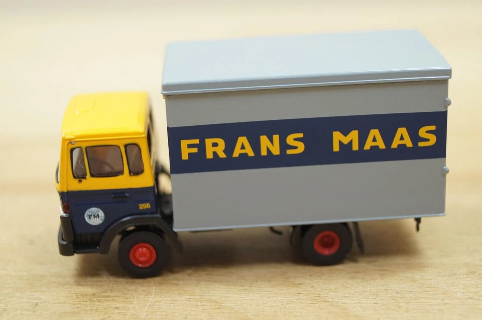 Ho 1:87 Brekina 34802 DAF F 900 Camion Con Cassone "Frans Maas" Nuovo In OVP - Immagine 3 di 4