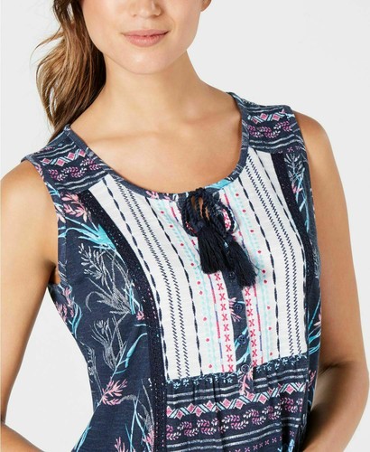 Style & Co New Womens Tank Sleeveless Peasant Blouse Top Petites ___R9D4 - Picture 3 of 9
