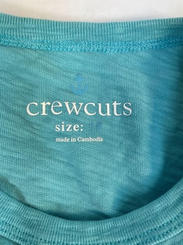 Crewcuts Girls Blue T-Shirt Short Sleeve Size 16 - Picture 5 of 6