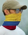 SUN GAITER Mask Bandana UPF 50+ UV Protecter Fishing Flag of Colombia Face Neck