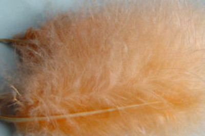 12-x-plumes-de-marabou-peche-pastel-12-a-17-cm-montage-fly-tying