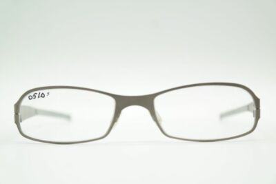 Monture De Lunettes Meyer Eyewear Helsinki S - Titane Gris - Cadre Angulaire Unisexe - Neuf Avec étiquettes