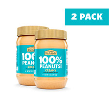 2 PACK Crazy Richard's All-Natural Creamy Peanut Butter Spread, 16 oz Jars