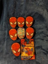 Bundle Of 8 Spiderman Expandable Face Towel Party Bag Filler Favour
