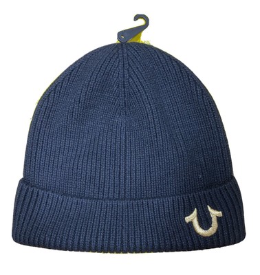 black true religion beanie